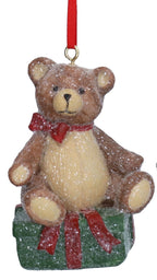 Cute Christmas teddy hanging dec