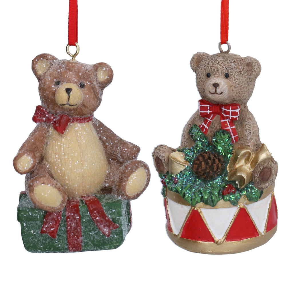 Cute Christmas teddy hanging dec
