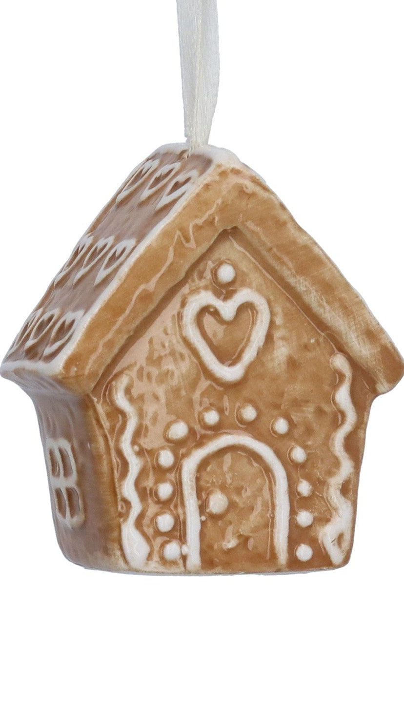 Ceramic gingerbread house