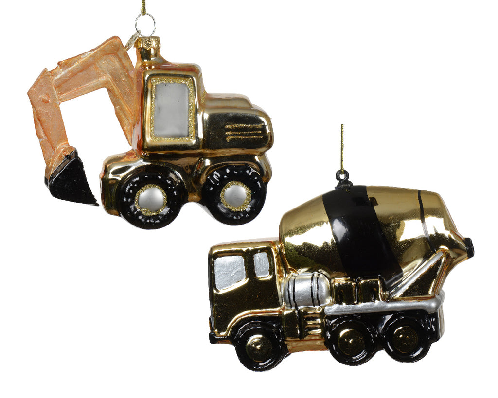 Construction vehicle hanging decs