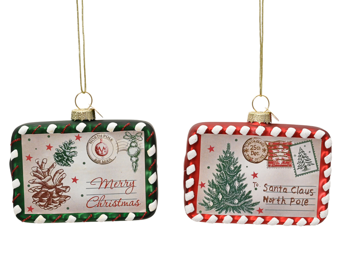 Letters to Santa Claus hanging decoration