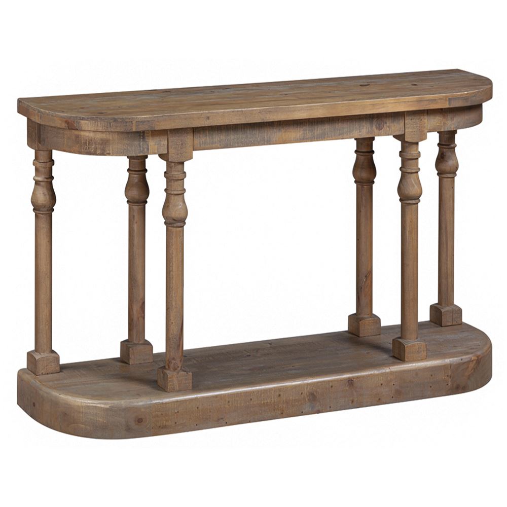 Donard curved console table