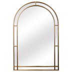 Gold arched mirror