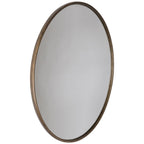 Gold metal wall mirror 70cm
