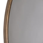Gold metal wall mirror 70cm