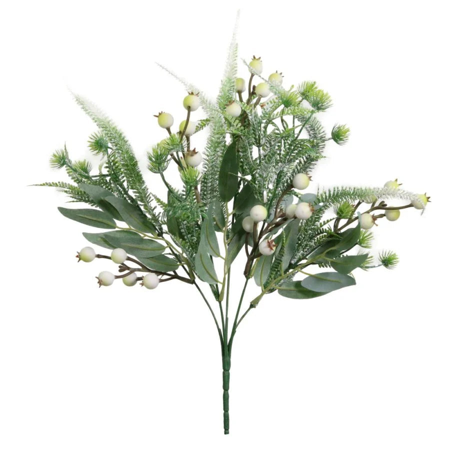 Christmas white berry bunch
