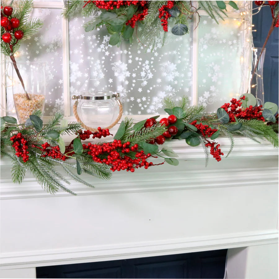 Winter premium garland: Merry Berry (150cm)