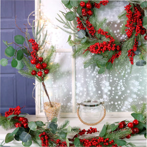 Winter premium red berry pick (50cm)