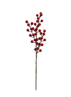 Christmas red berry stem - 86cm