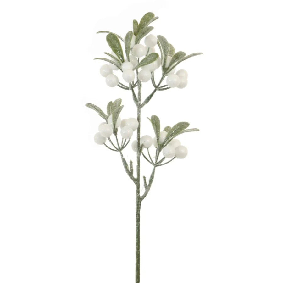 Christmas sparkle white berry pick