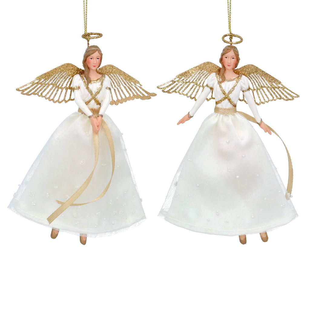 Cream and gold fairy angel