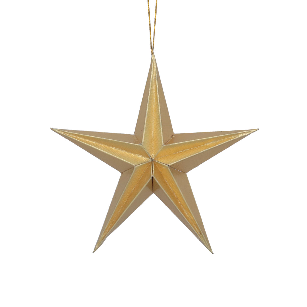 Gold paper star-small