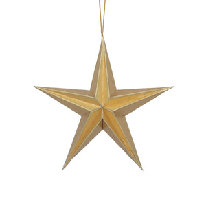 Gold paper star-small