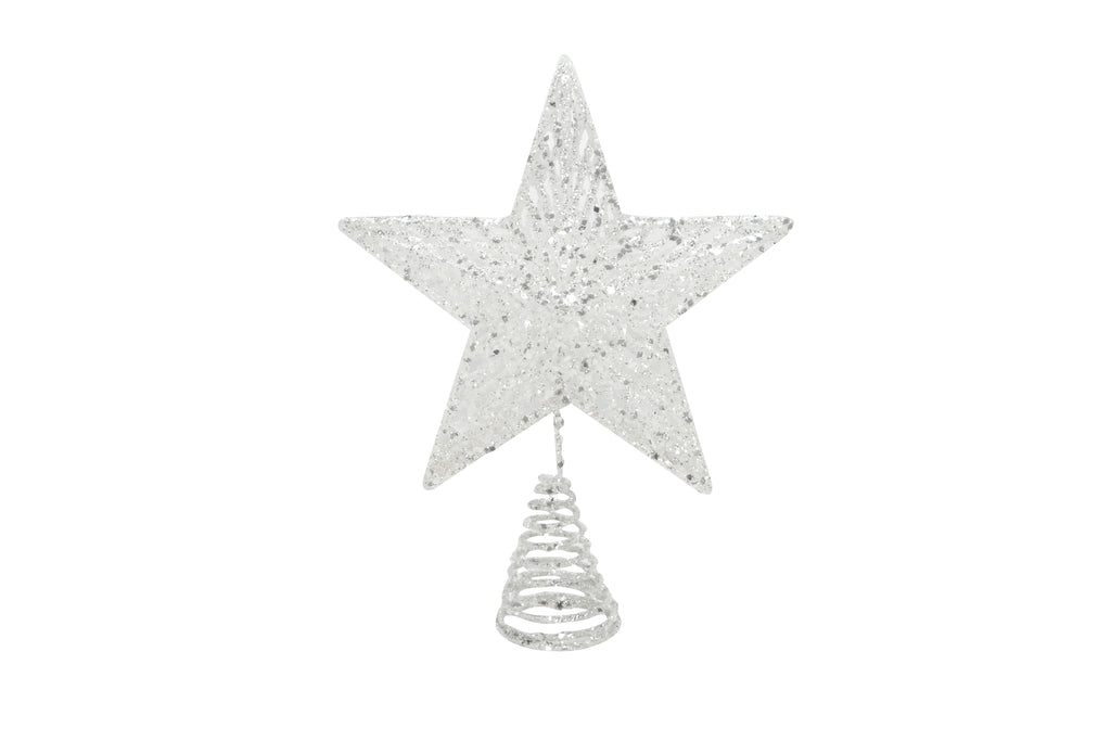 Iridescent star tree topper