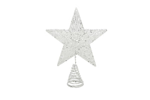 Iridescent star tree topper