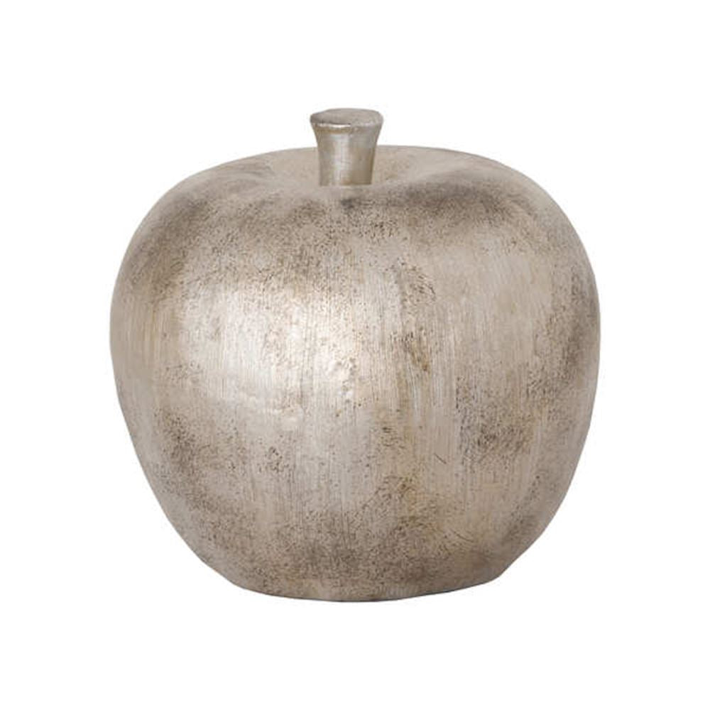 Antique silver apple-large