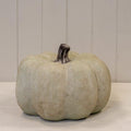 Dusty green ceramic pumpkin - large