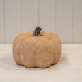 Pale orange medium ceramic pumpkin