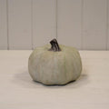 Dusty green small ceramic pumpkin