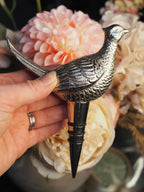 Chrome pheasant bottle stopper