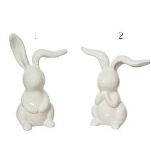 White bunny rabbit ornament