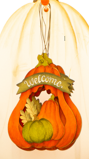 Pumpkin hanging decorations