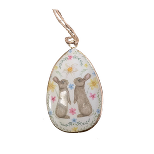 Vintage style easter hanging decs