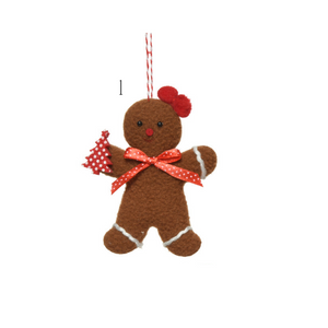 Baker gingerbread hanging decs