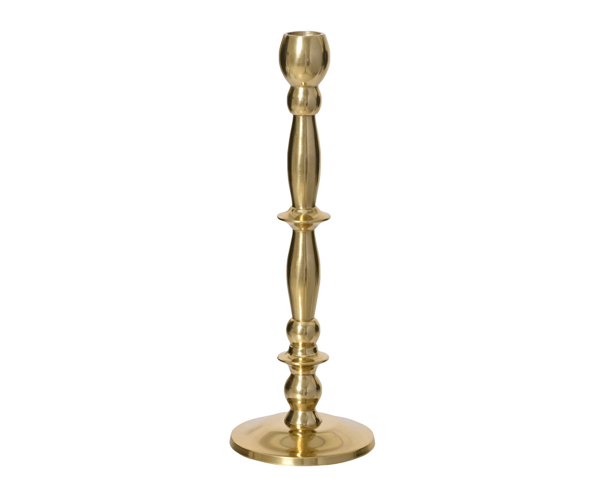 Gold candlestick 27cm