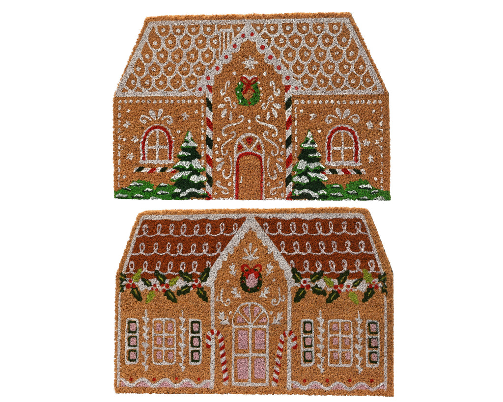 Christmas house door mat