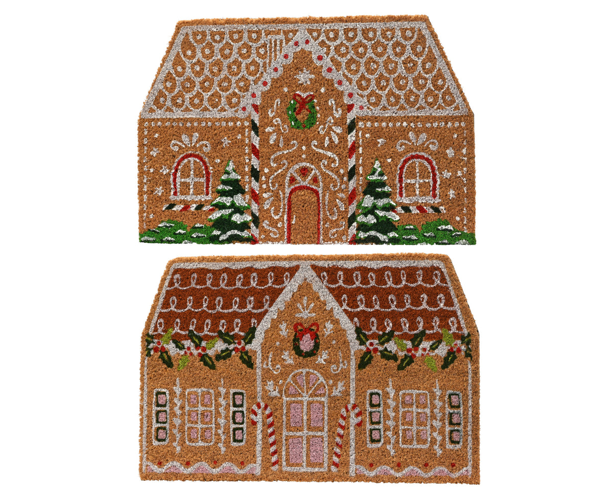 Christmas house door mat