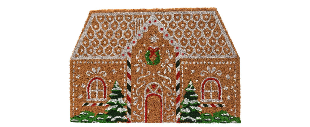 Christmas house door mat