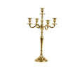 Gold candleabra