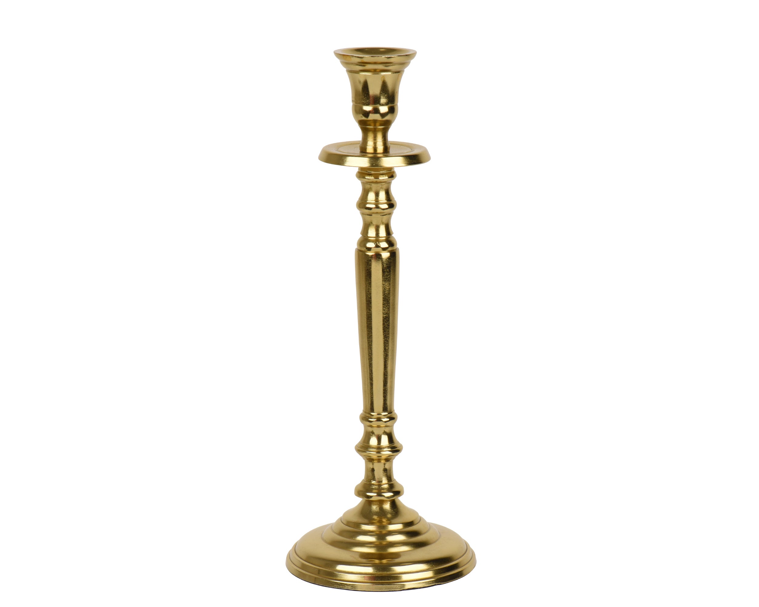 Gold candlestick 27.5cm
