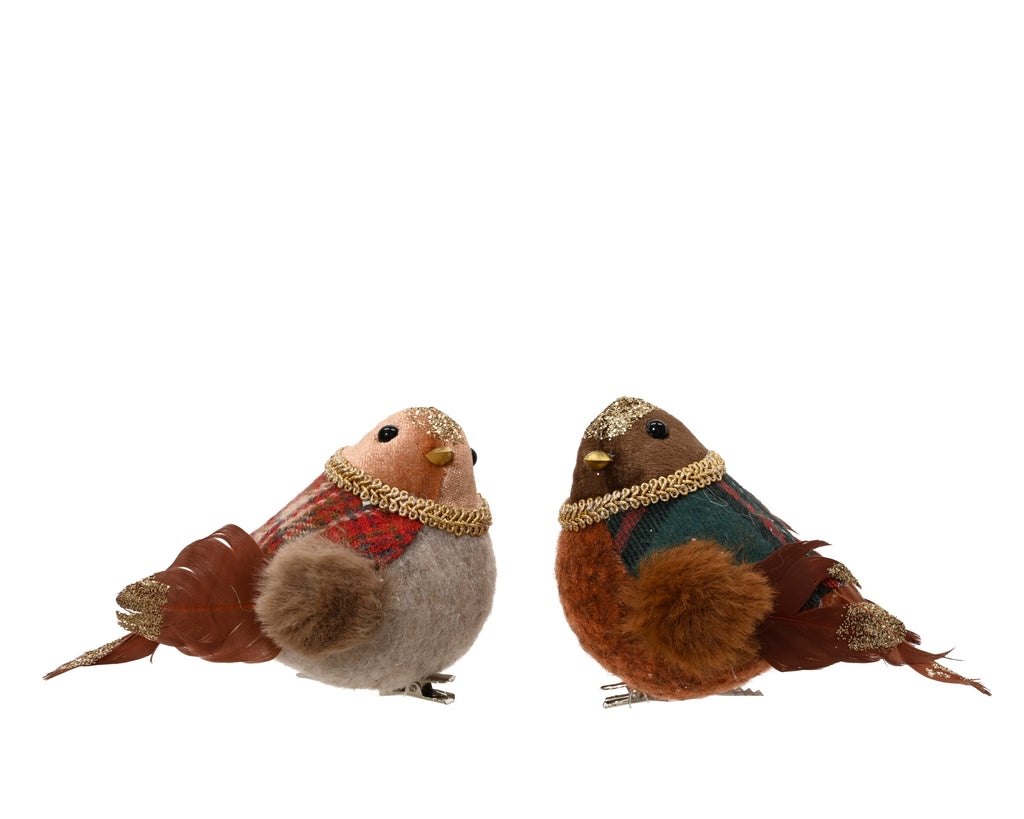Opulent bird decorative clip