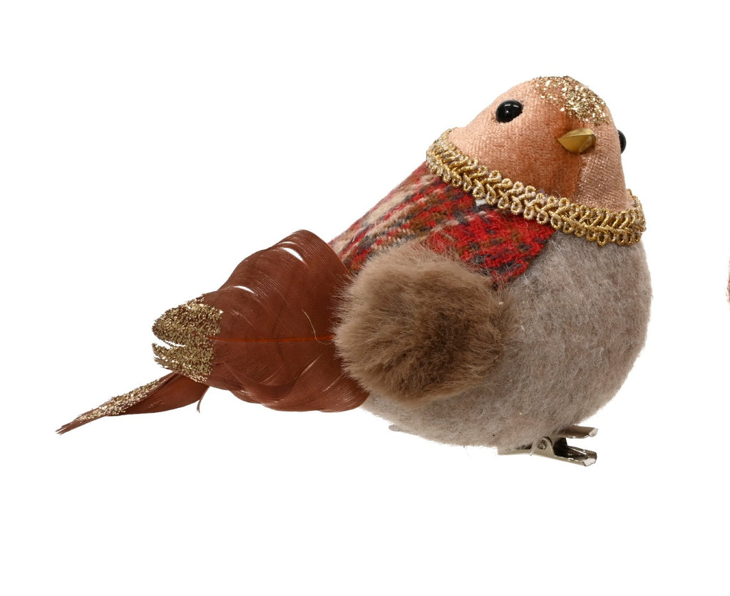 Opulent bird decorative clip
