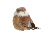 Brown bird clip on decorations