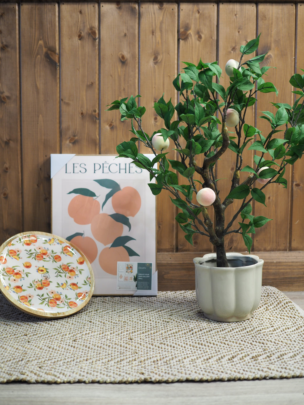 Pink toned French-style framed prints