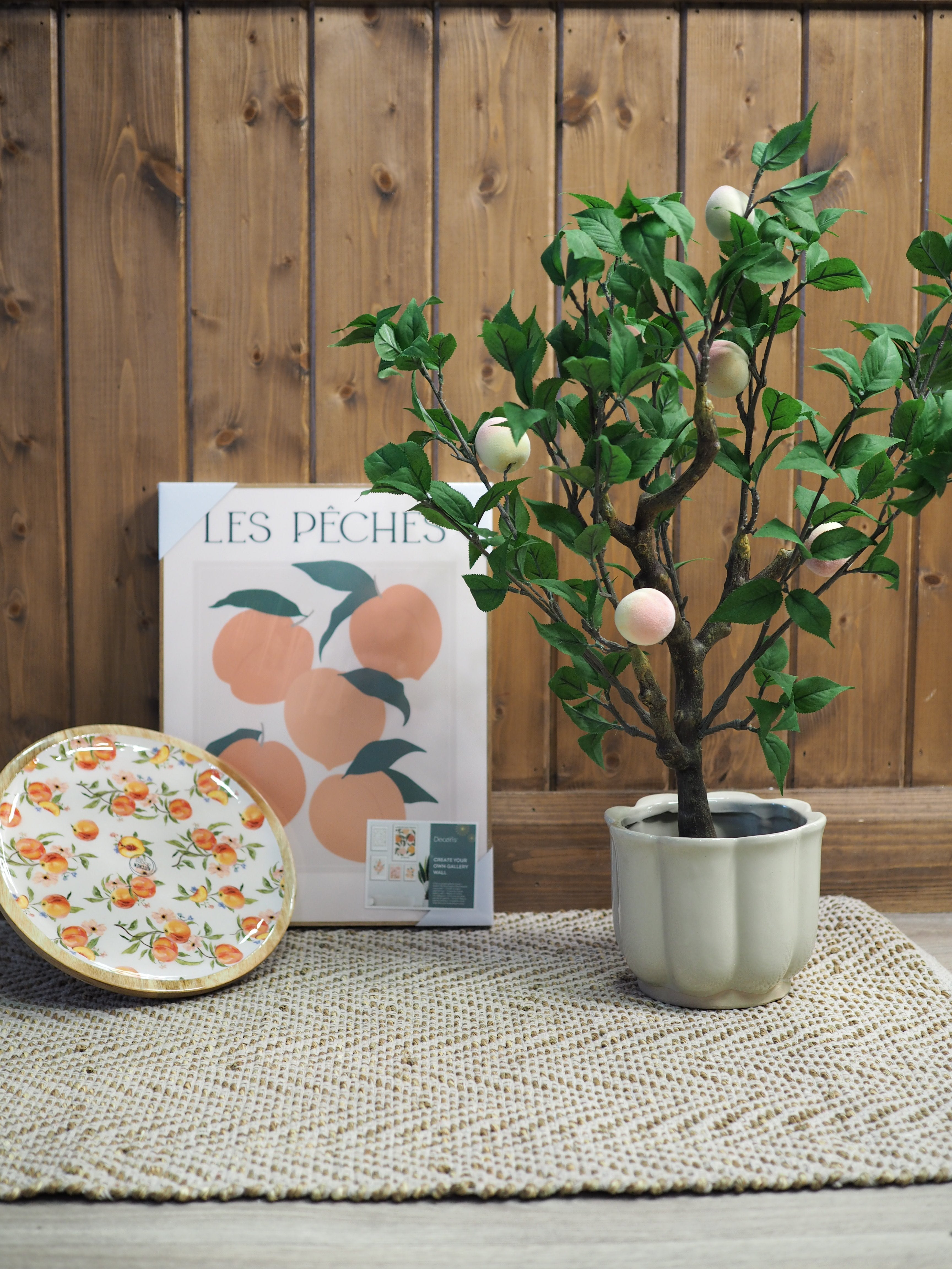 Pink toned French-style framed prints