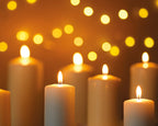 Wax pillar church candle (30cmH)