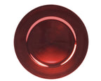Christmas red charger plate