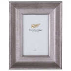 Convex matt silver frame 4x6