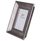 Convex matt silver frame 4x6