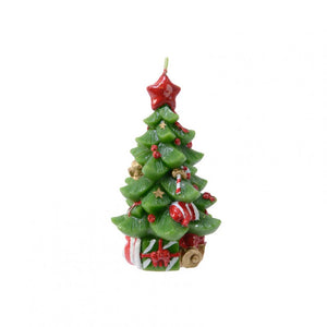 Traditional Christmas tree wax candle