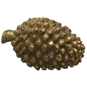 Gold pine cone-small
