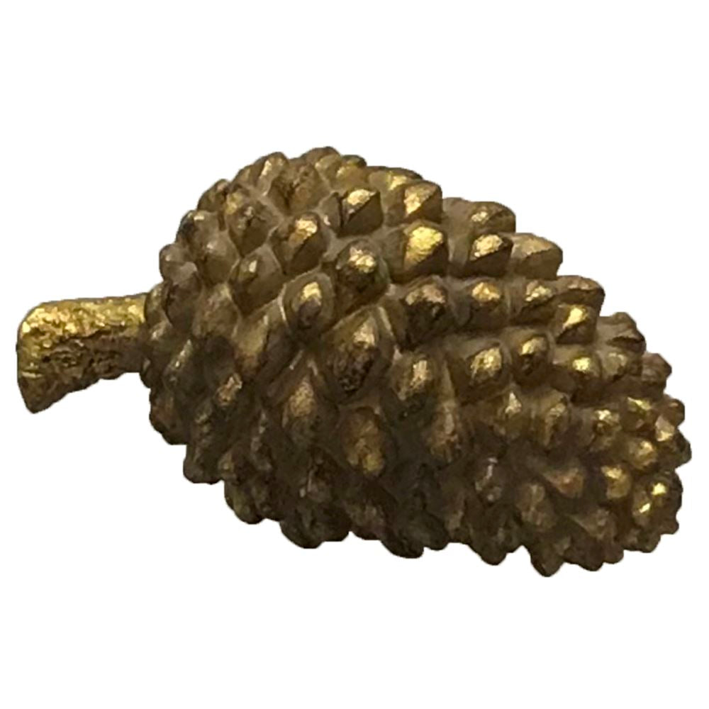 Gold pine cone-large