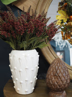 Burgundy mini bell flower spray