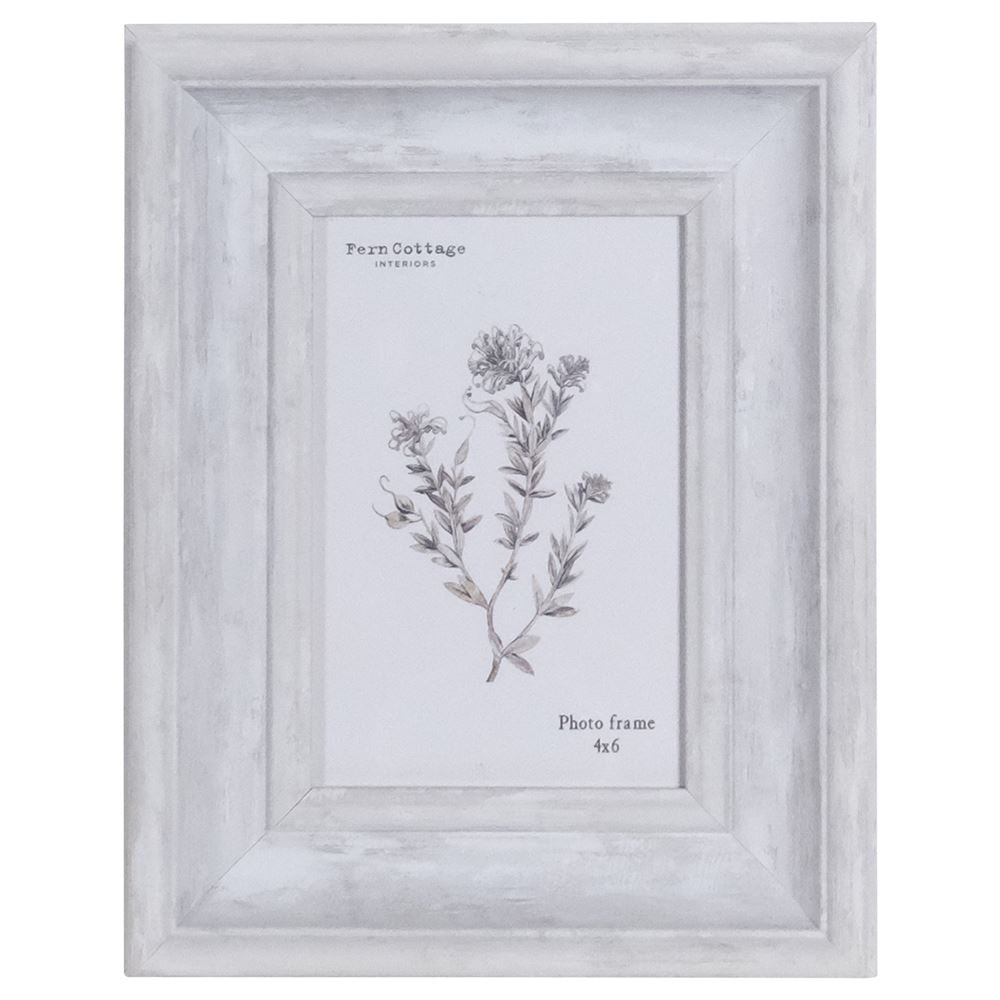 White wide framed photo frame 5 x 7''