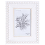 Ivory beaded photo frame 4 x 6''