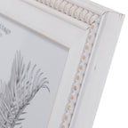 Ivory beaded photo frame 4 x 6''